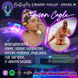 I was a guest on the Butterflies & Bravery podcast!